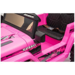 Elektrické autíčko - CH9956 - nelakované - ružové